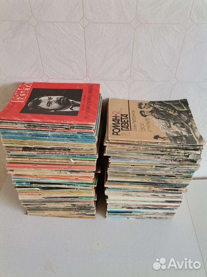 Журнал Роман газета. 175 номеров. 1974-1996 гг