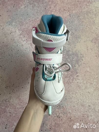 Коньки детские раздвижные 26-31