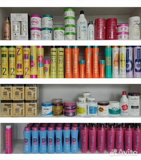 Составы: ботокс/кератин/нанопластика/подложки