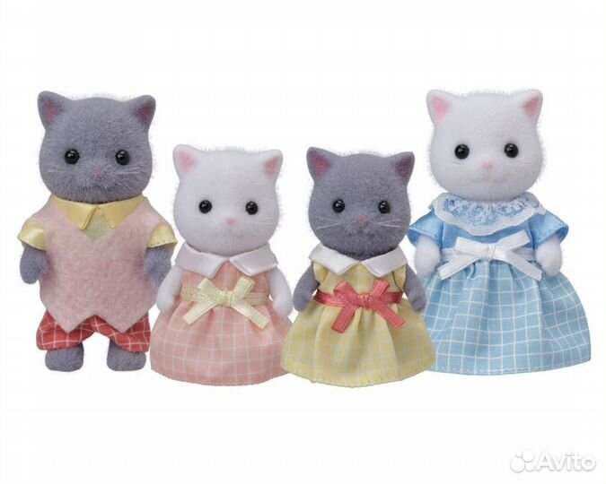 Sylvanian Families Семья персидских котов