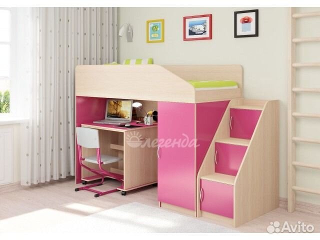 Кровать чердак