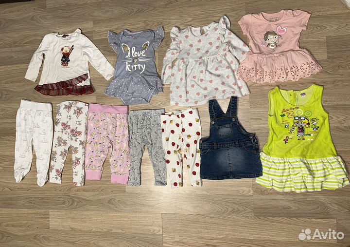 Одежда пакетом для девочки 74