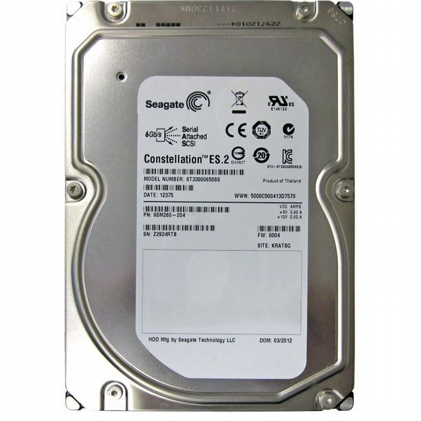 [ST33000650SS] Жесткий Диск Seagate 3tb Sas 3.5 St33000650ss