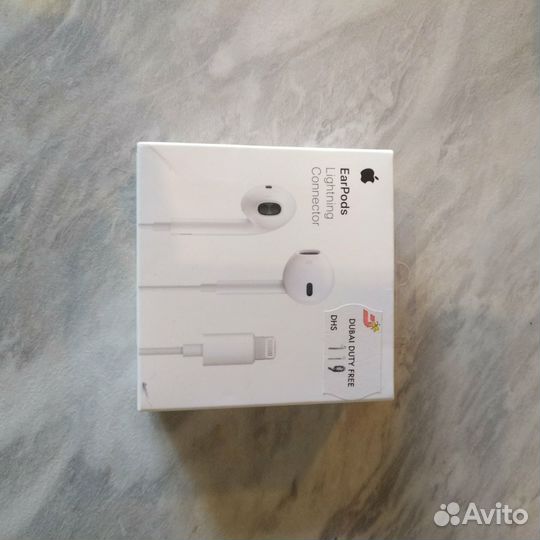 Наушники Apple EarPods lightning новые