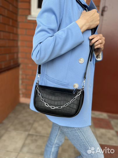 Черный клатч