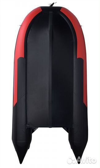 Надувная лодка gladiator D370AL красно/черный