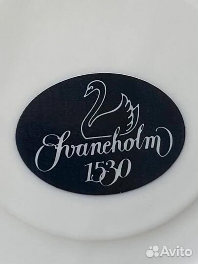 Винтажная чайно-кофейное трио с колокольчиками