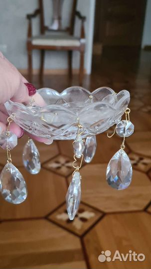 Люстра хрустальная Чехия на запчасти