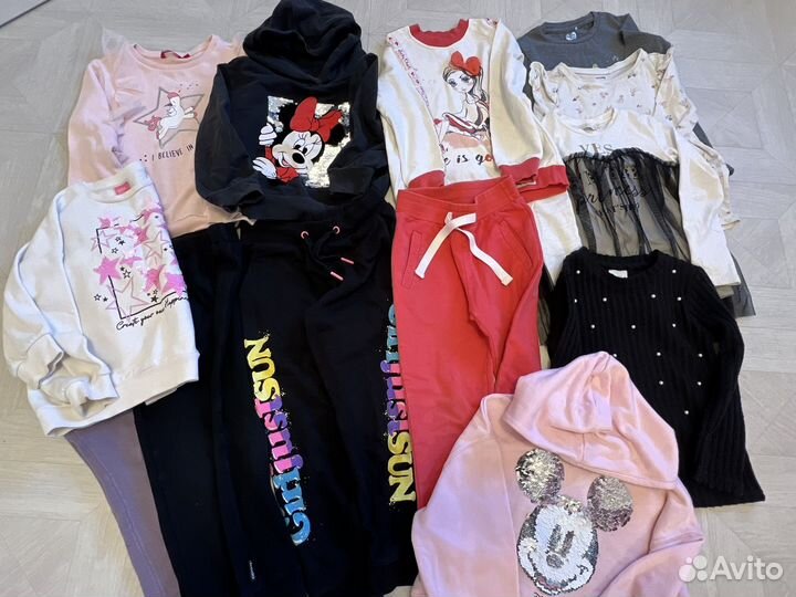 Вещи пакетом на девочку 110 116