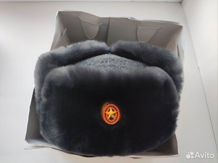 Шапка ушанка военная