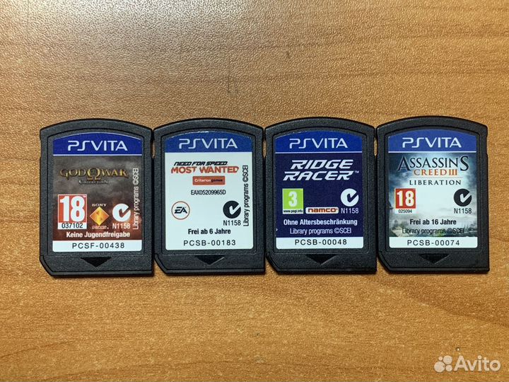 Картриджи для PS Vita