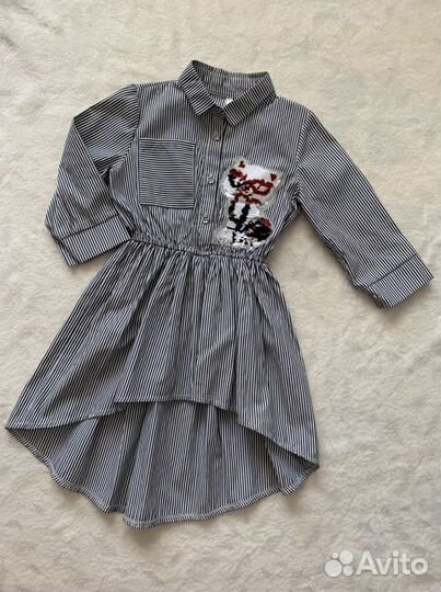 Рубашка для девочки 38