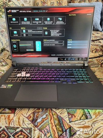 Asus rog strix G17 RTX3080/Ryzen9 на гарантии