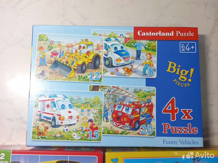 Пазлы + кубики