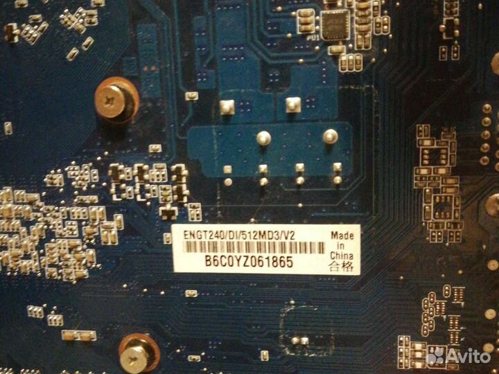 Видеокарта Asus gt 240 512mb