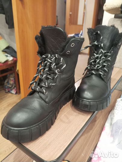 Ботинки женские зимние 40 размер кожа натуральная