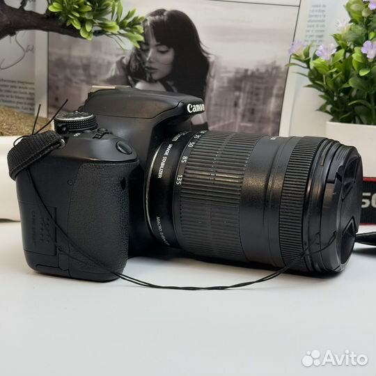 Зеркальный фотоаппарат Canon 600D + обьектив