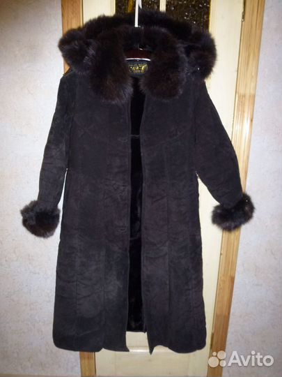 Дублёнка женская длинная
