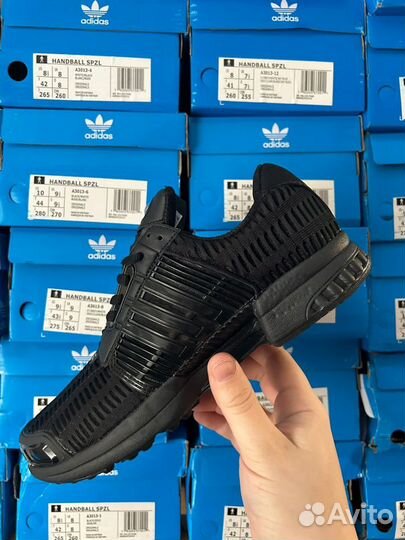 Кроссовки adidas climacool black сетка 44-46