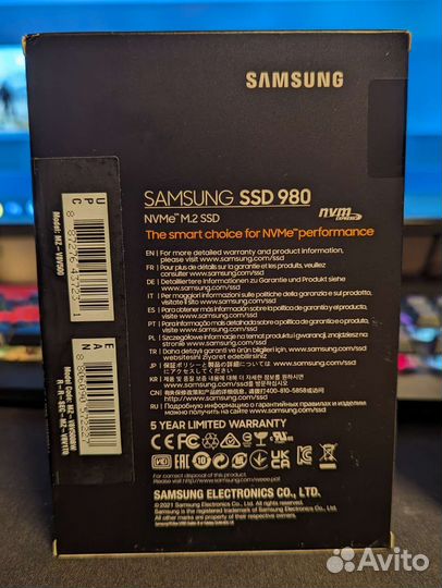 Ssd samsung 980 500gb