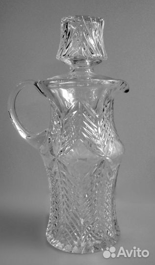 Кувшин хрустальный Чехословакия эпоха СССР