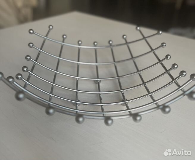 Ваза для фруктов металлическая