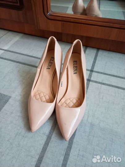 Туфли натуральная замша,размер 37