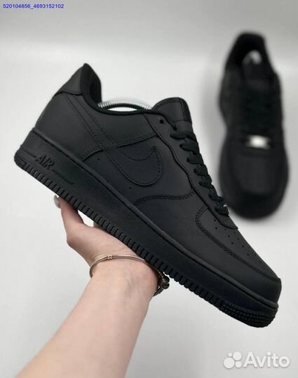 Кроссовки Nike Air Force Low Black (Арт.58186)