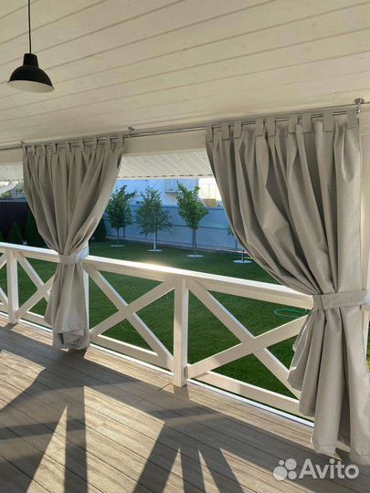 Шторы для террас, беседки