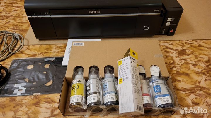 Принтер струйный Epson L800
