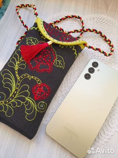 Чехол для смартфона стеганый