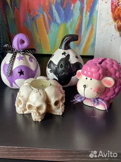 Продам подсвечники и копилку