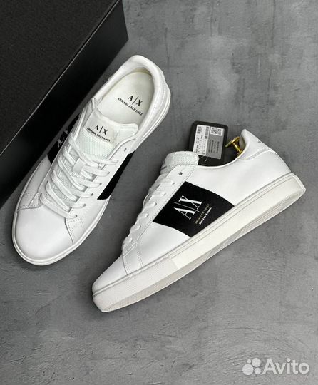 Кроссовки мужские Armani Exchange White