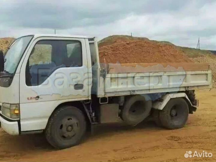 Песок карьерный от 1 м3