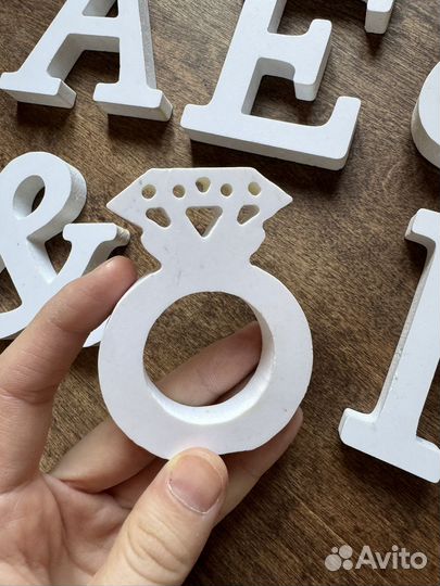 Декор, интерьерные буквы