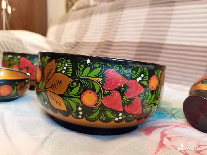 Хохлома набор столовый