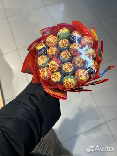 Букет из чупа чупсов