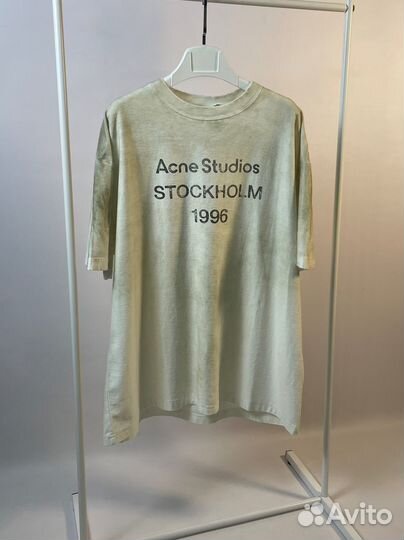 Футболка Acne Studios Stockholm 1996 Белая