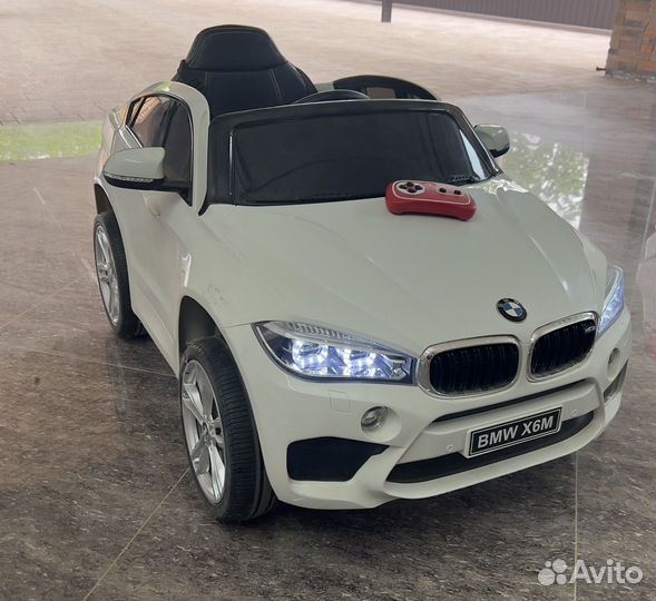 Электромобиль BMW x6m машинка детская