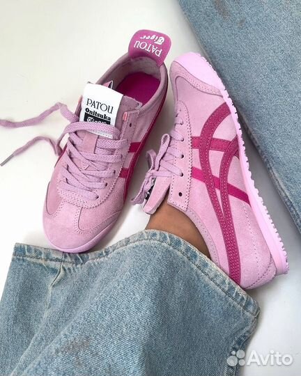 Кеды Onitsuka Tiger x Patou Mexico 66 розовые