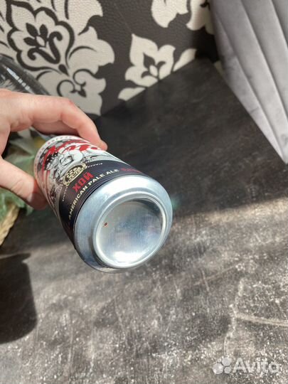 Банка пива сектор газа пустая