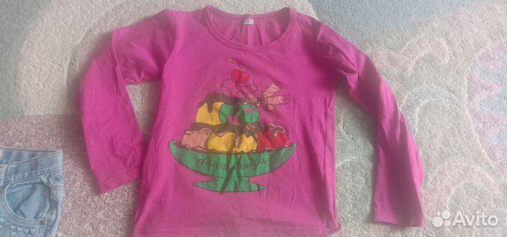 Вещи пакетом на девочку 128 134