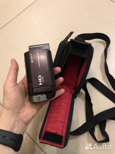 Видеокамера Sony HDR-CX350E черная