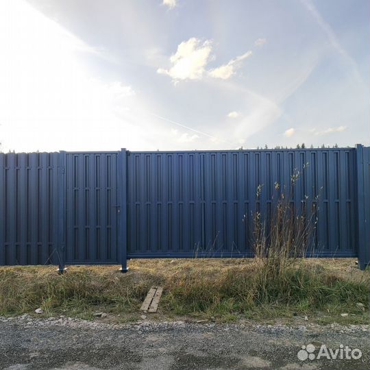 Заборы из профнастила/евроштакетника/сетки 3D (3Д)