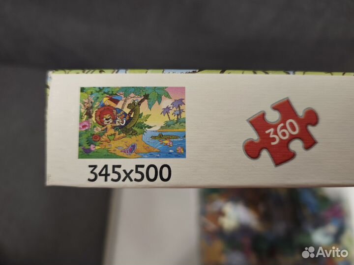 Новый пазл львёнок и черепаха step puzzle 360