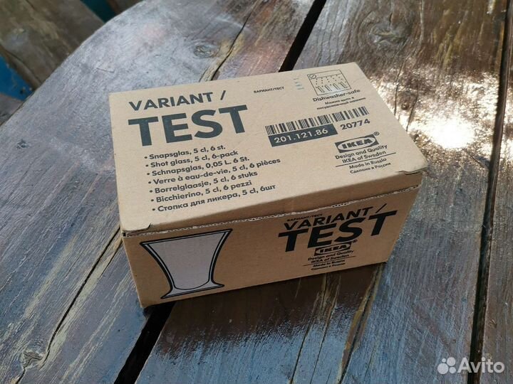 IKEA variant test стопки 6 шт. 50 мл