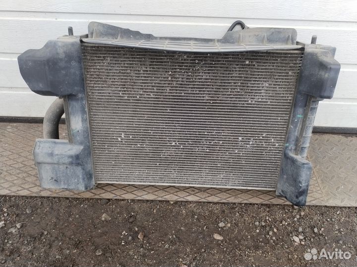 Кассета радиаторов солярис 2 рио 4 АКПП