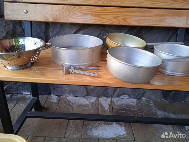 Душлаг,сито,чеснокодавка алюминий СССР