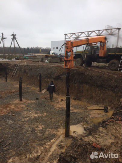 Фундамнт на винтовых сваях