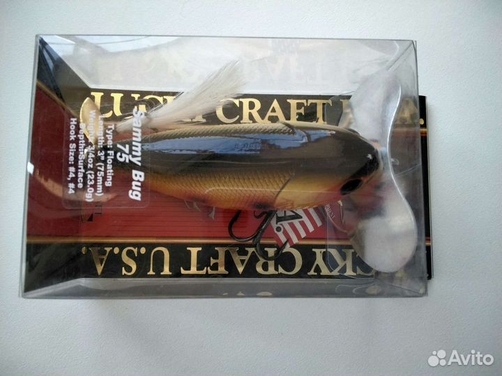 Японский кроулер Lucky Craft Sammy Bug 75 (23.0 г)